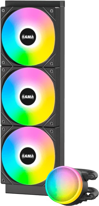Жидкостное охлаждение SAMA L60 Black, 3x120 мм