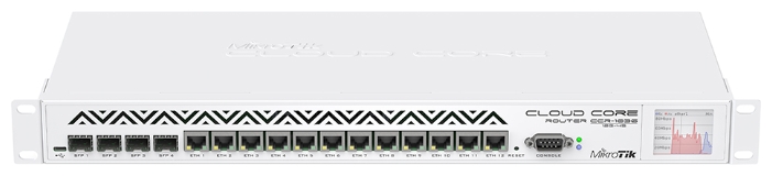 

Маршрутизатор MikroTik Cloud Core Router CCR1036-12G-4S-EM, LAN: 12x10/100/1000 Мбит/секx1 Гбит/сек, Cloud Core Router CCR1036-12G-4S-EM