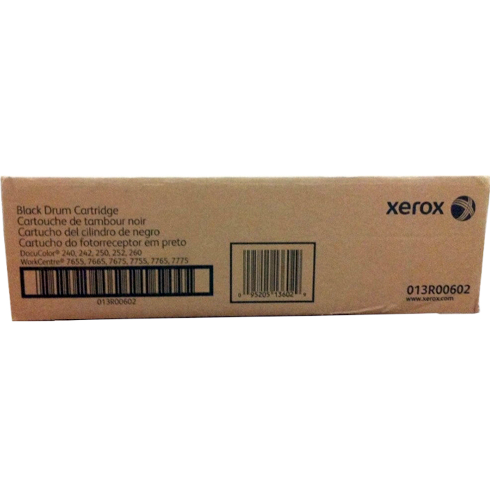

Драм-картридж (фотобарабан) Xerox 013R00602/095205136029, 215000, оригинальный, для Xerox WorkCentre 7655 / 7665 / 7675 / 7755 / 7765 / 7775, DocuColor 242 / 252 / 260 / 240 / 250, 013R00602
