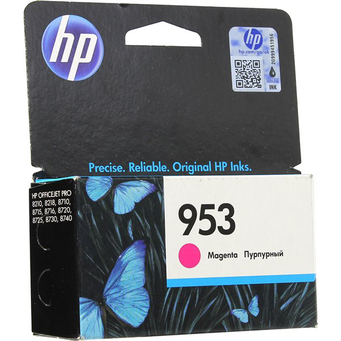 Картридж HP 953 (F6U13AE), пурпурный