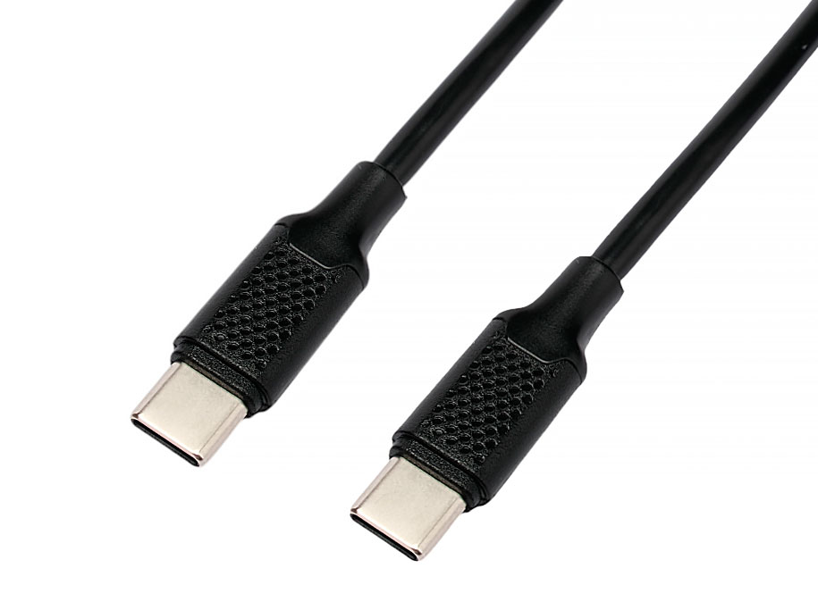 Кабель USB Type-C(m)-USB Type-C(m), 1 м, черный, Cablexpert (CC-USB2-CMCM-100-1M)