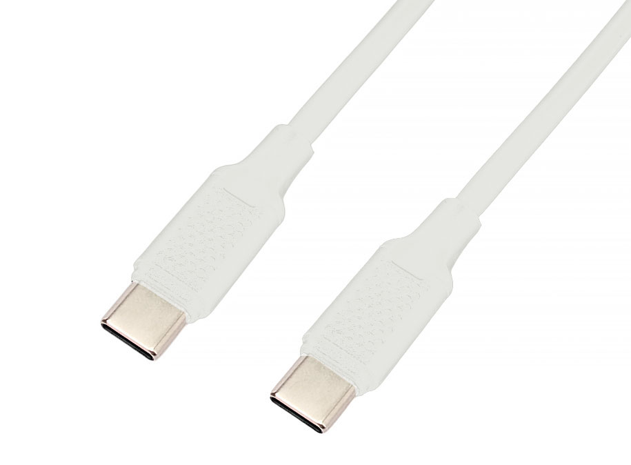Кабель USB Type-C(m)-USB Type-C(m), 1.8 м, белый, Cablexpert (CC-USB2-CMCM-60-1.8M-W)