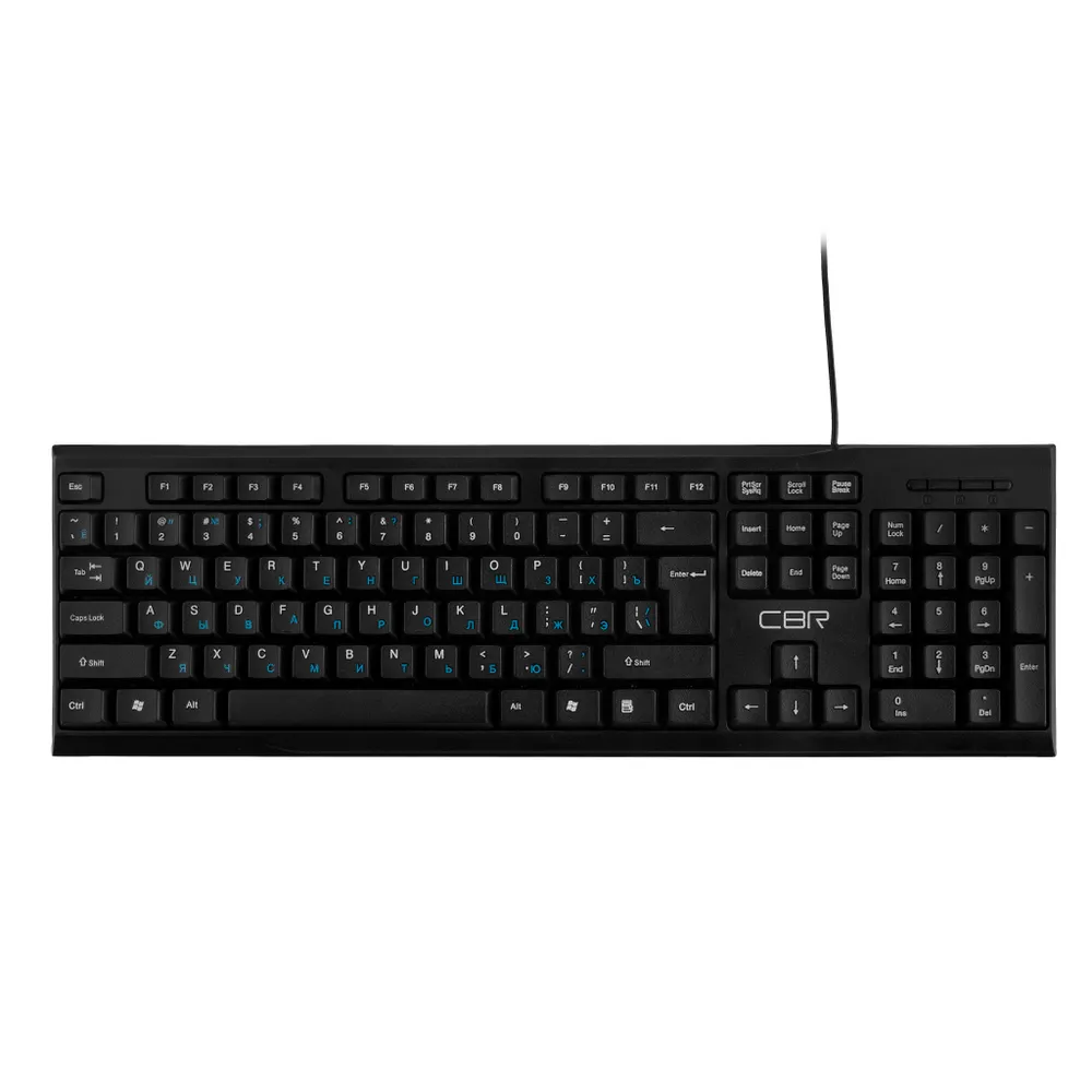 Клавиатура CBR KB 105, USB, черный (KB 105)