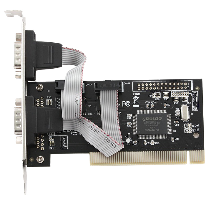 Контроллер COM Gembird, 2xCOM, PCI 2.1, Retail (SPC-1)