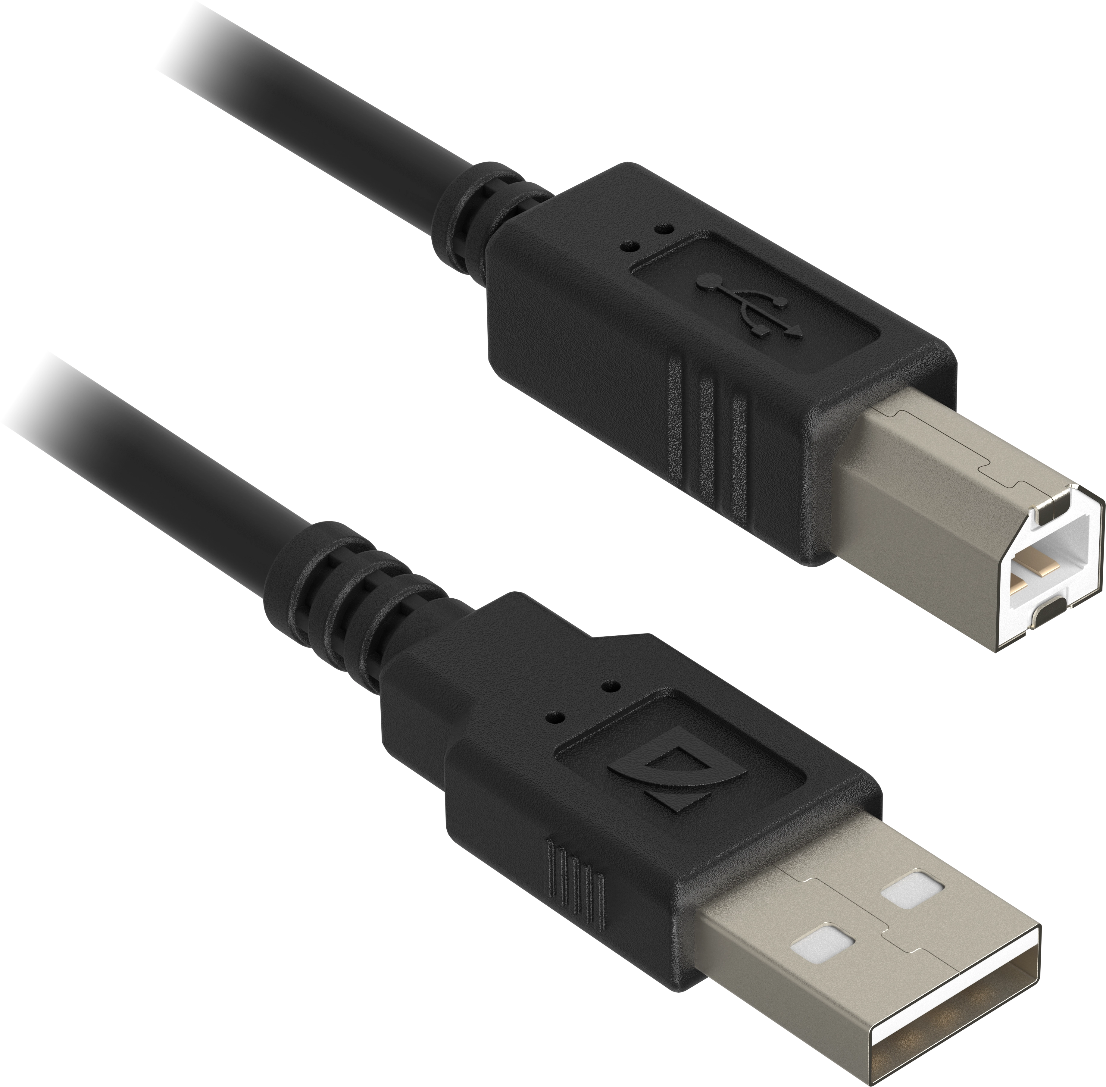 Кабель USB(Am)-USB(Bm), 5 м, черный, Defender