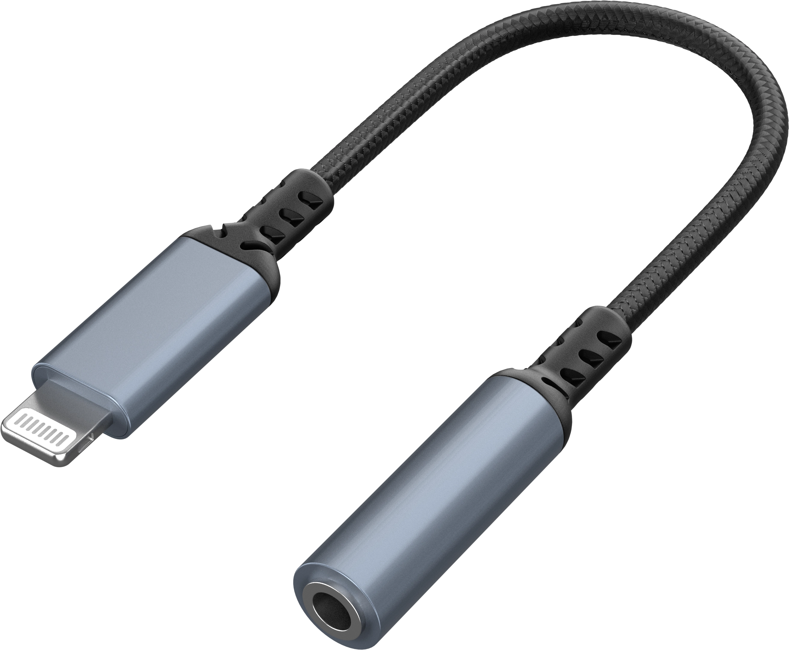 Кабель-переходник (адаптер) Lightning 8-pin(M)-Jack 3.5mm(F), черный, Defender JACK03-02 PRO (87305)