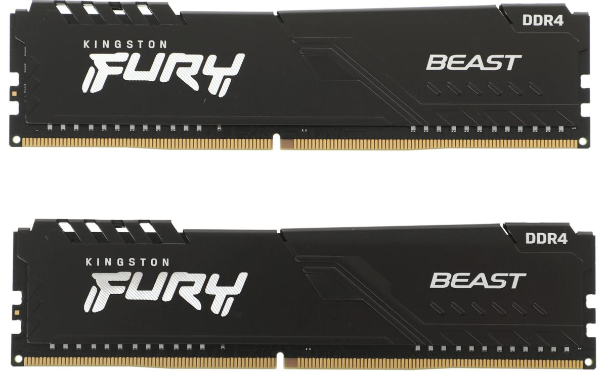 Комплект памяти DDR4 DIMM 16Gb (2x8Gb), 3200MHz Kingston (KF432C16BBK2/16WP)