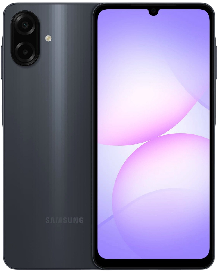 Смартфон Samsung Galaxy A07 6Gb/128Gb черный (SM-A075FZKHCAU)