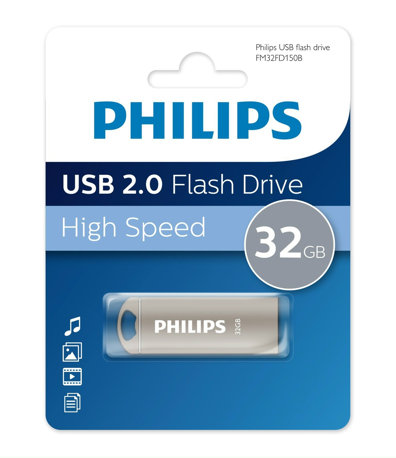 Флешка 32Gb PHILIPS Iron