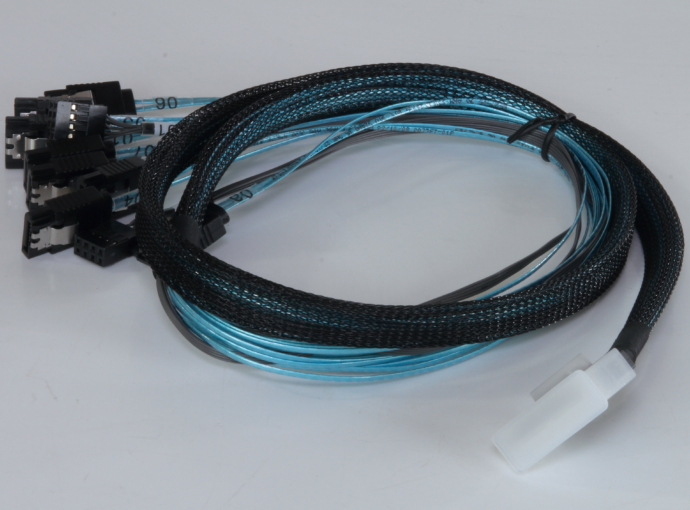 Кабель Procase (CBL-SLSAS8-8SATA-10)