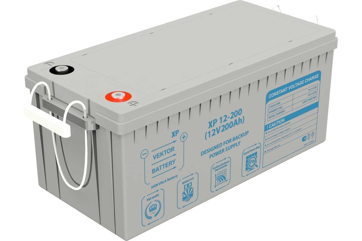Аккумуляторная батарея для ИБП Vektor Energy XP 12-200, 12V, 200Ah