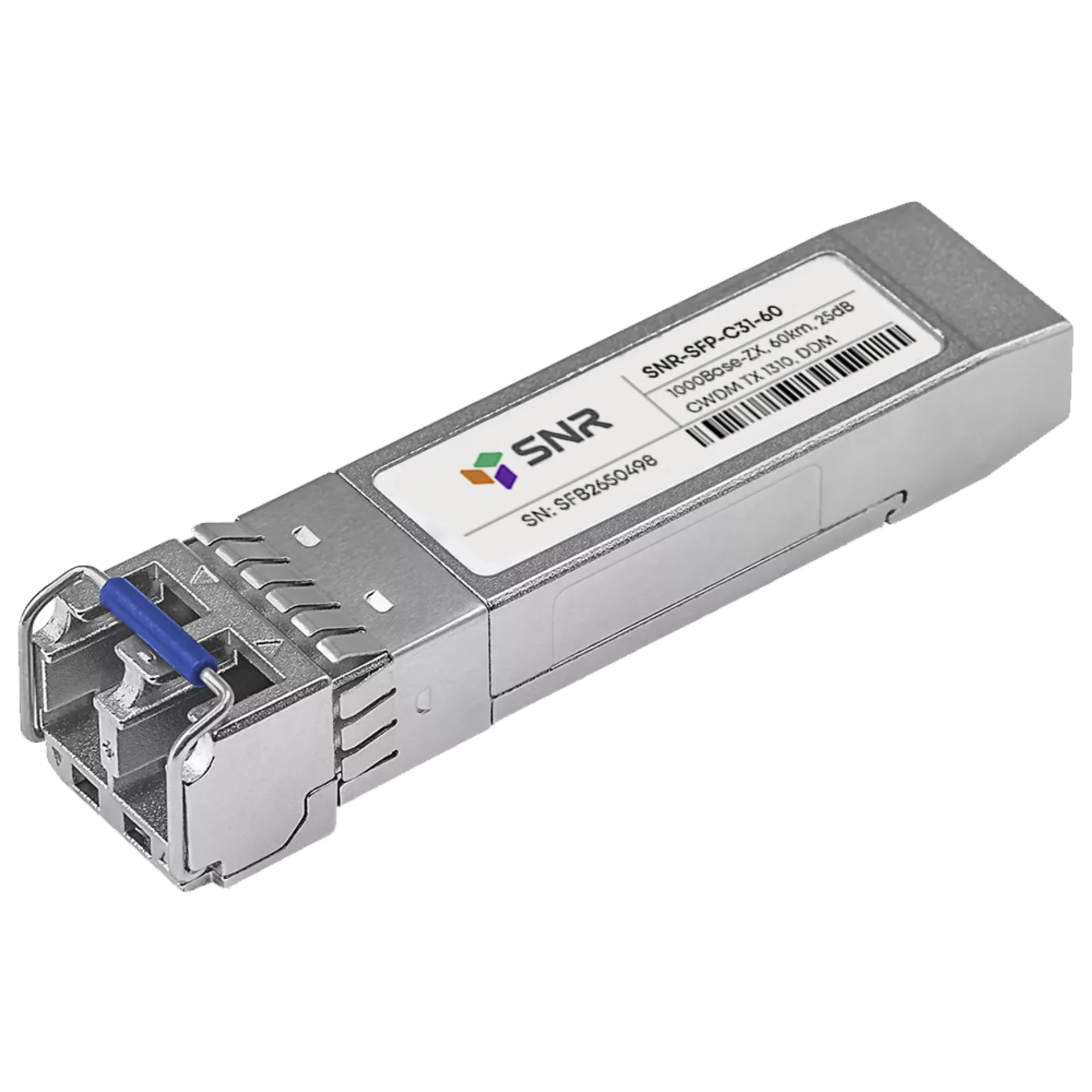 Модуль SFP+ SNR SNR-SFP+C31-60, до 60 км, двойной (SNR-SFP+C31-60)