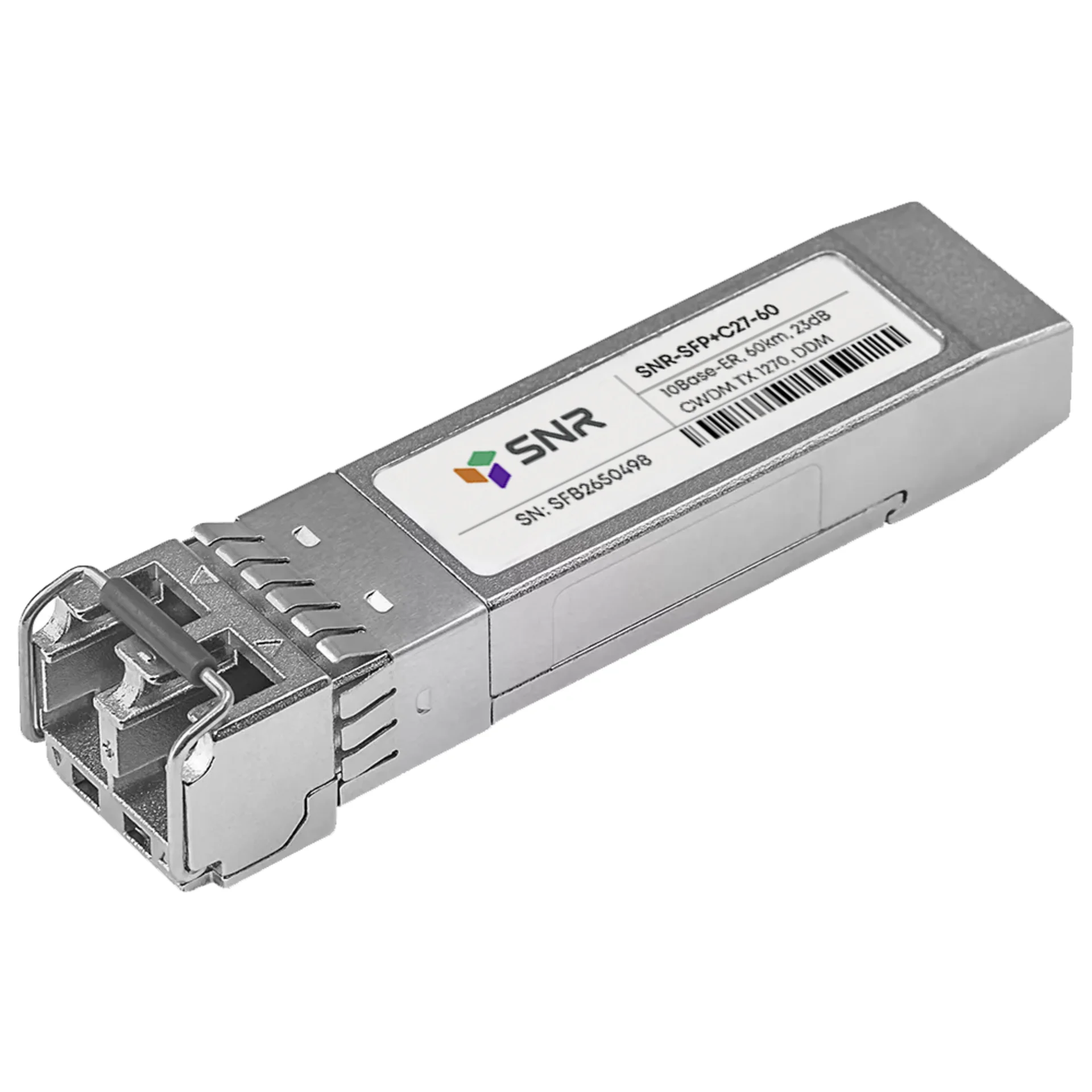 Модуль SFP+ SNR SNR-SFP+C27-80, до 80 км, двойной (SNR-SFP+C27-80)