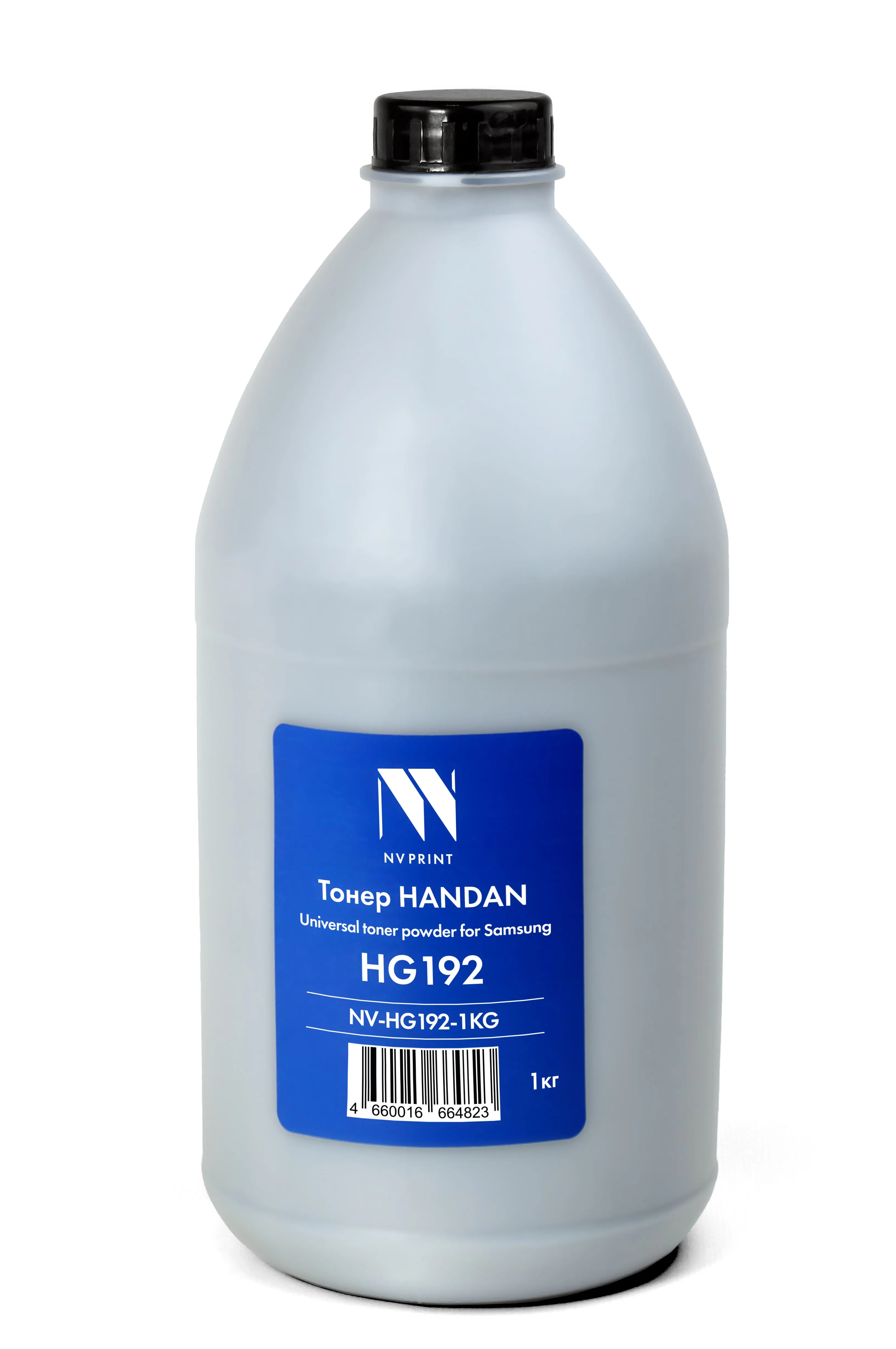 Тонер NV Print HANDAN HG192, бутыль 1 кг, черный
