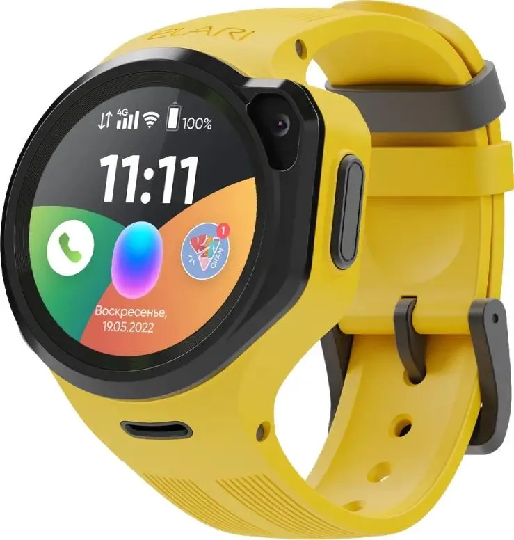 Смарт-часы Elari 4GR M, желтый