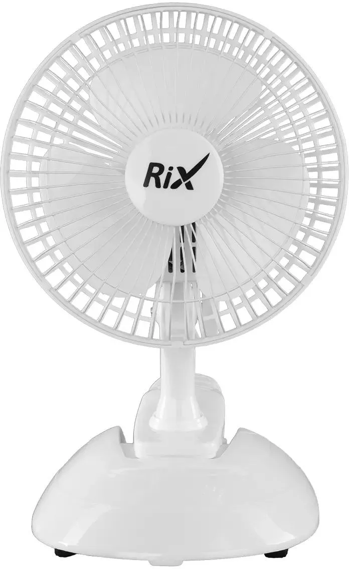Вентилятор настольный, 15 Вт, 13.5 см, Rix RDF-1500WB