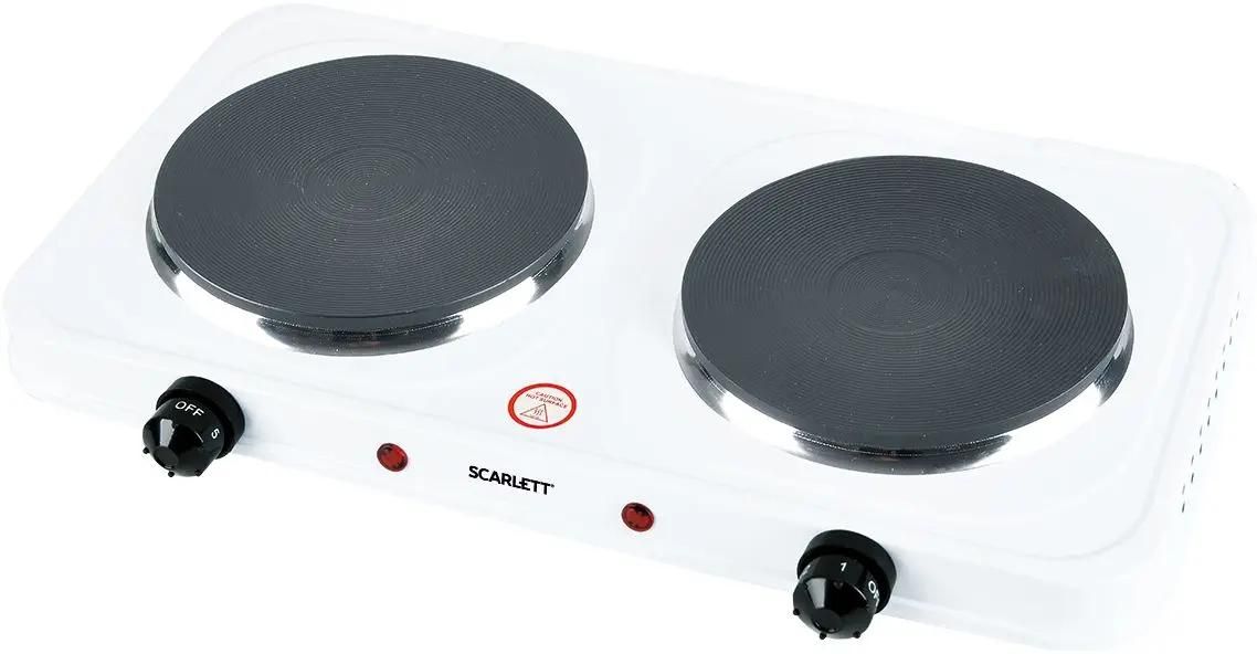 Плита компактная электрическая Scarlett SC-HP700S42, конфорок - 2 шт