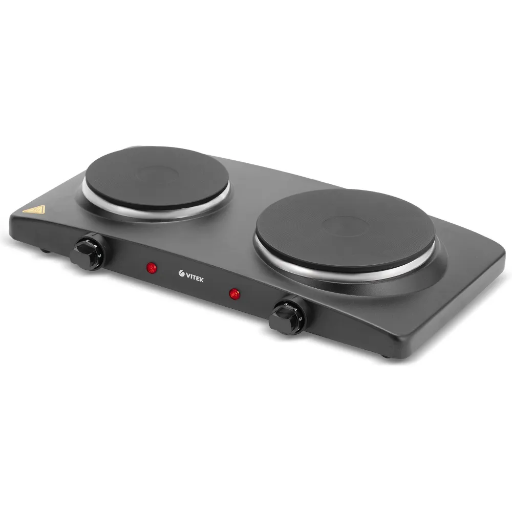 Плита компактная электрическая VITEK VT-3704, конфорок - 2 шт