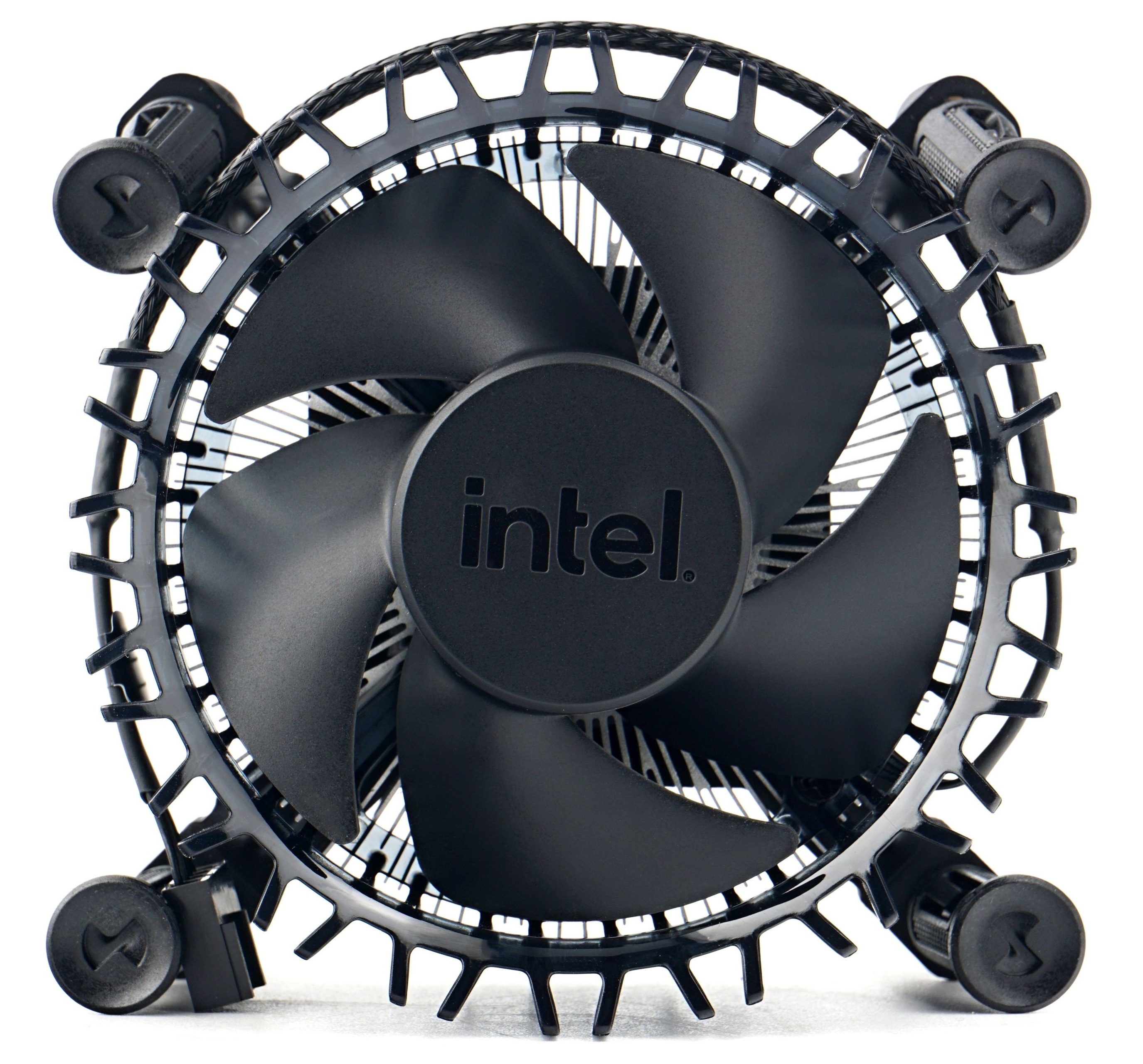 Кулер для процессора Intel Laminar RS1 для Socket/1700/1851, 80 мм, 3150rpm, 36 дБА, 65 Вт, 4-pin PWM, Al б/у, глубокая царапина