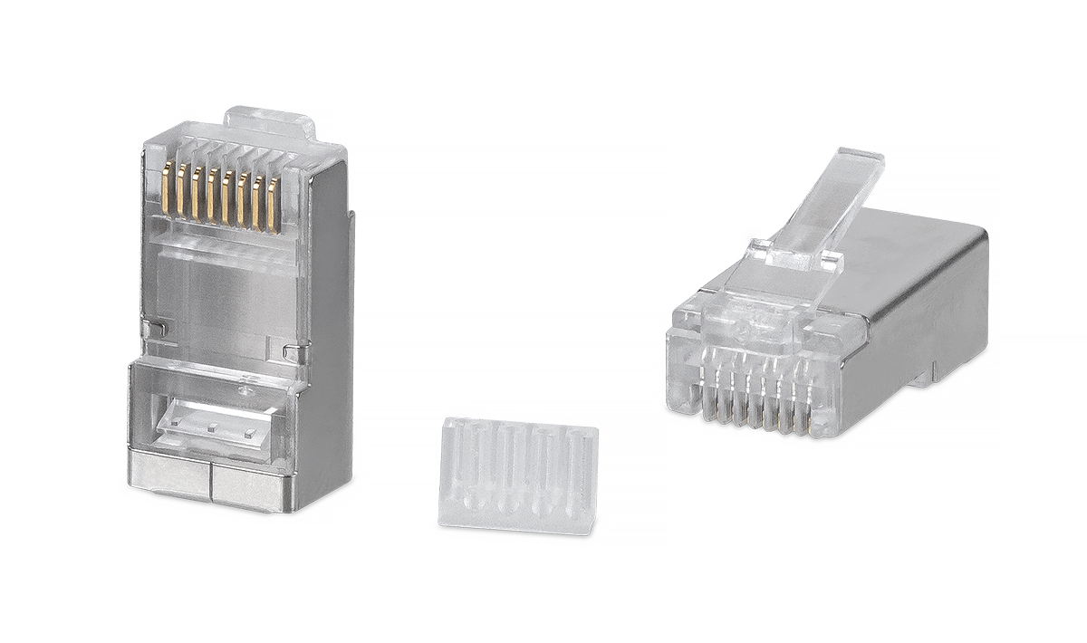 Колпачок изолирующий RJ-45, 1 шт. серый Cabeus