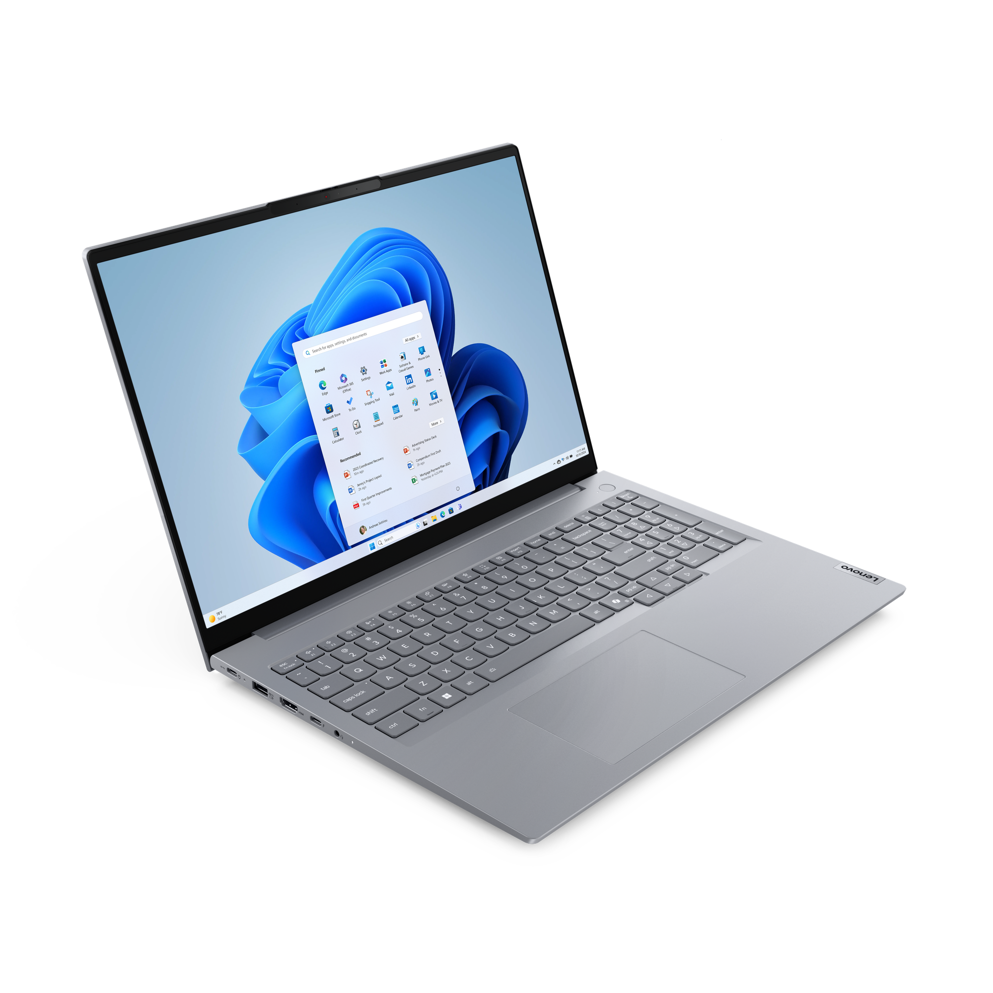 Ноутбук 16" Lenovo ThinkBook 16 G8, серый (21SH00JDFW)