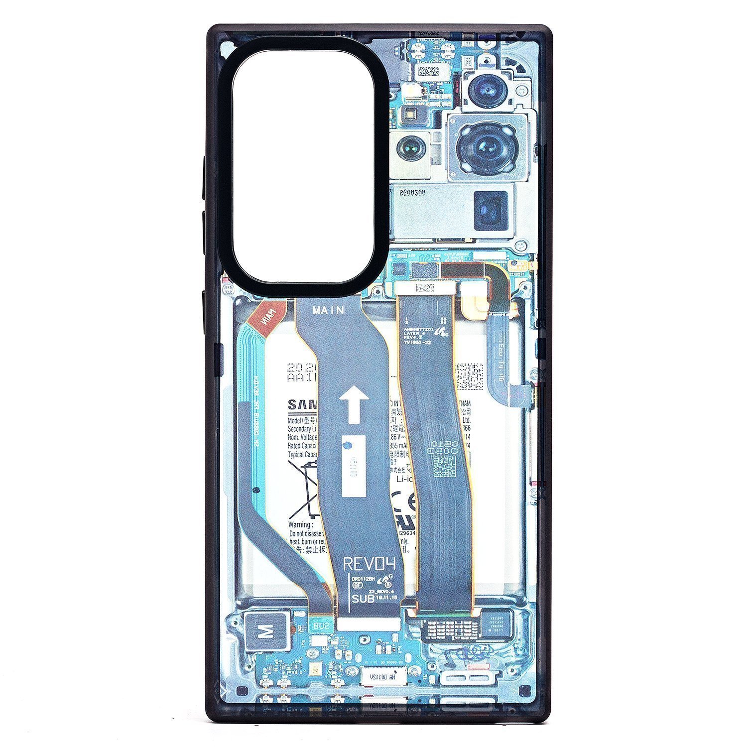 Чехол-накладка PC088 для смартфона Samsung Galaxy S24 Ultra, разноцветный