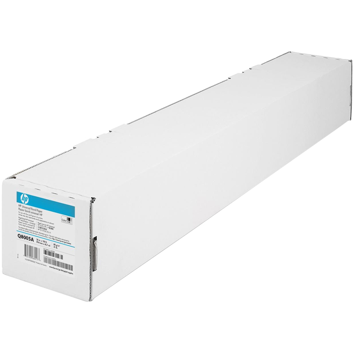 

Бумага рулон 841мм x 91.4м, 80г/м2, матовая, HP Universal Inkjet Bond Paper (Q8005A), 0