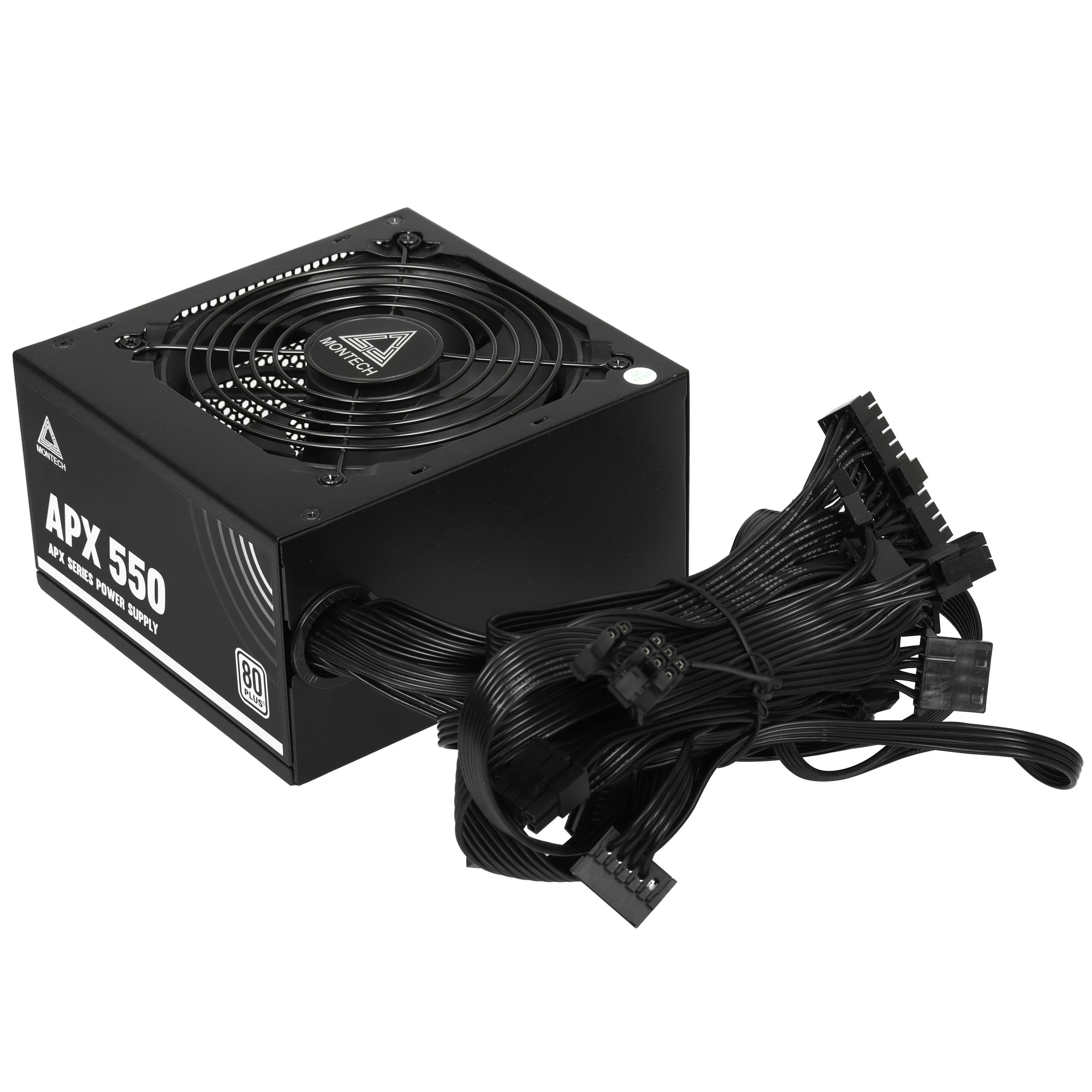 

Блок питания 550 Вт ATX Montech APX 550W, 120 мм, 80 Plus, Retail (XWYA11-550)