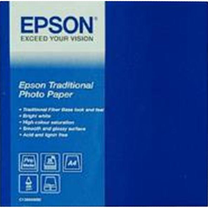 Фотобумага A3+ 330г/м2 глянцевая, 25 листов, односторонняя, Epson S045051/C13S045051 для струйной печати, цвет белый - фото 1