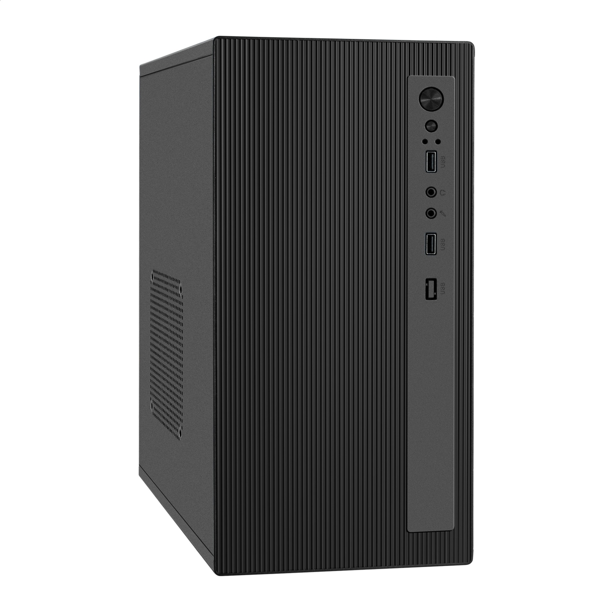 Корпус ExeGate BAA-303M-AAA450, Mini-Tower, 450 Вт, черный