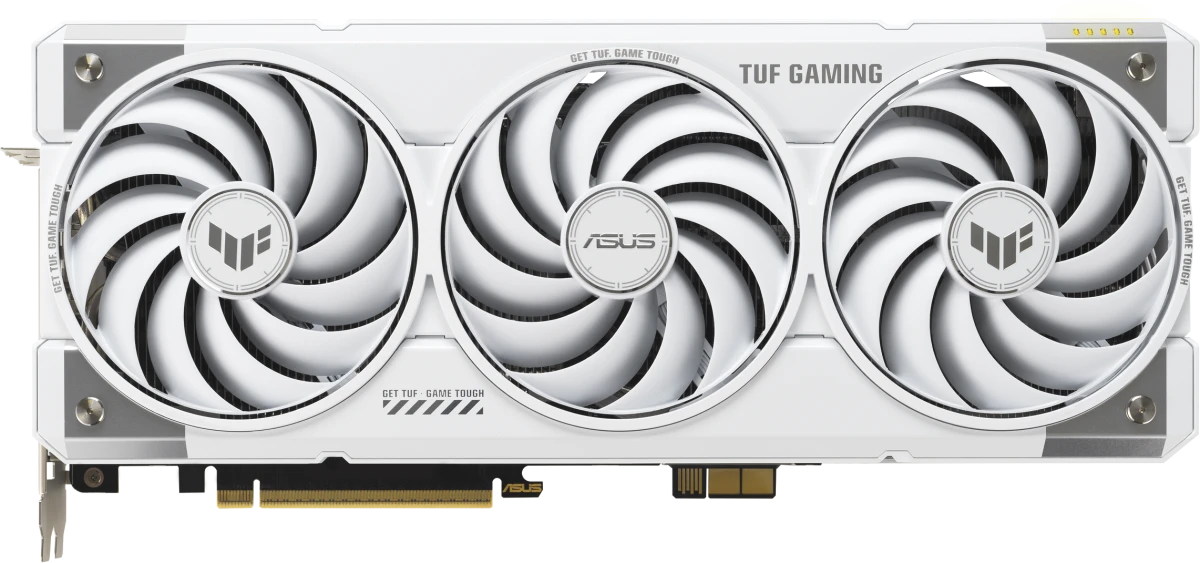 Видеокарта ASUS NVIDIA GeForce RTX 5070Ti TUF Gaming BTF White OC, 16Gb GDDR7