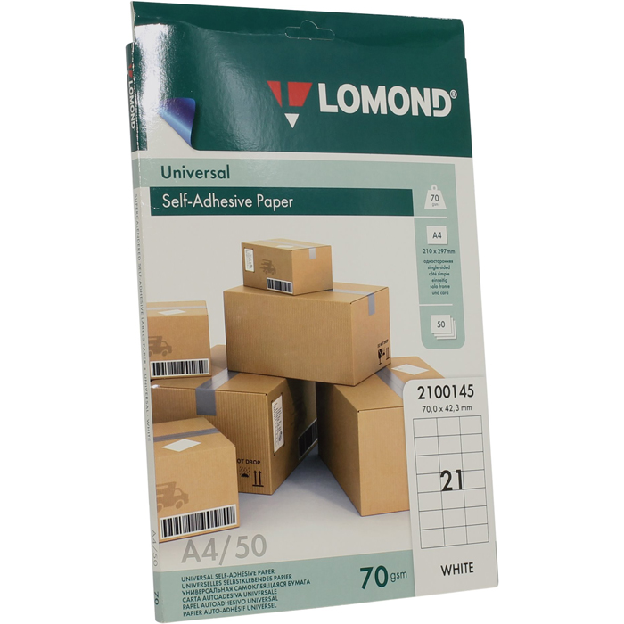 Наклейки A4 Lomond 2100145ТЕХ