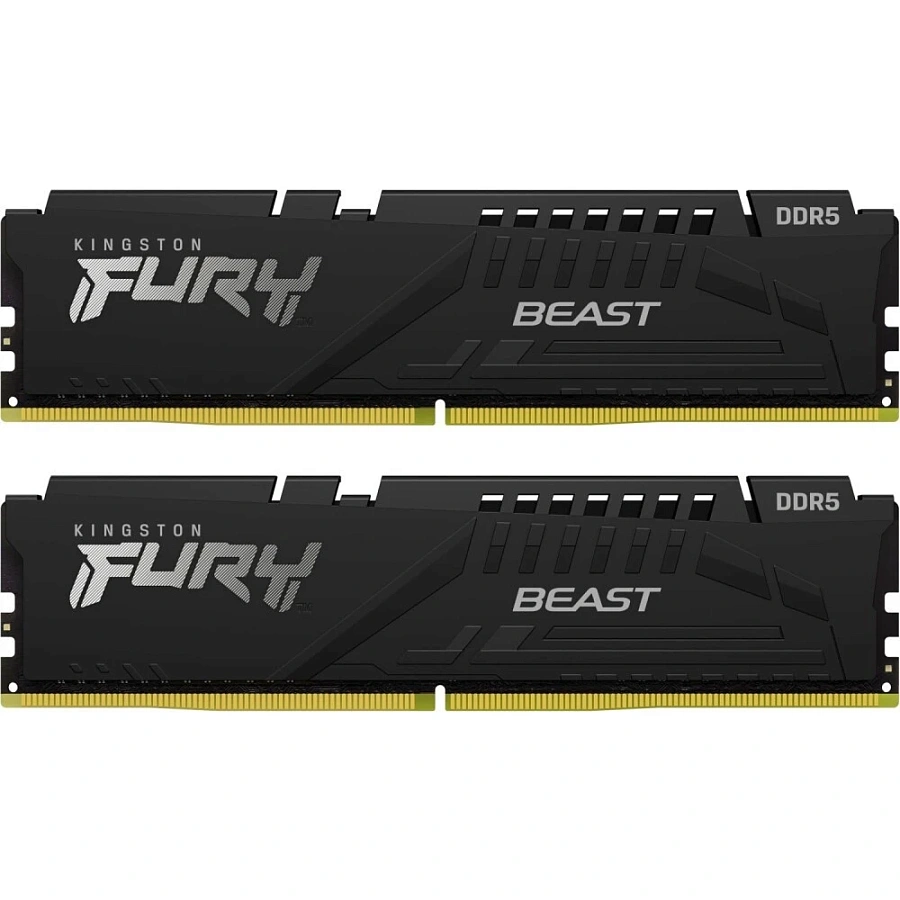 Комплект памяти DDR5 DIMM 128Gb (2x64Gb), 5600MHz Kingston (KF556C40BBK2-128)