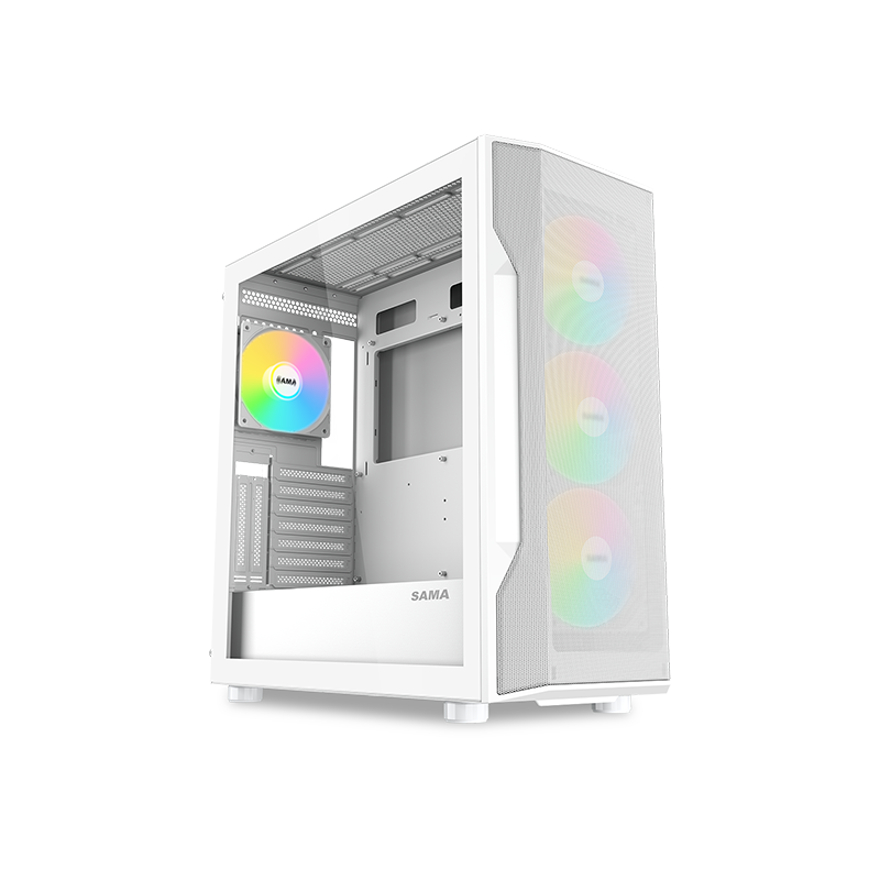 Корпус SAMA S40, Midi-Tower, без БП, белый