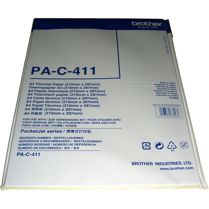 Термобумага A4 Brother PA-C-411 (для PocketJet)