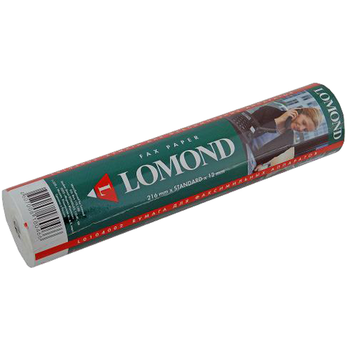 

Термобумага Lomond для факса, 216мм, 48г/м², 25м (0104022)