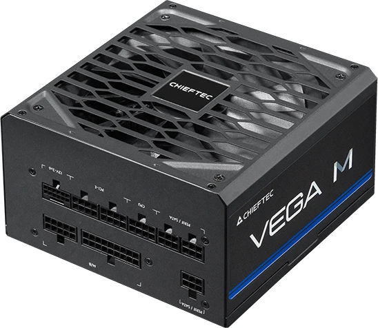 Блок питания 750 Вт, Chieftec Vega M PPG-750-C, 135 мм 80 Plus Gold