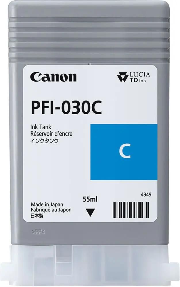 

Картридж струйный Canon PFI-030C (3490C001), голубой, оригинальный, объем 55 мл для Canon imagePROGRAF TA-20/imagePROGRAF TA-30/imagePROGRAF TM-240/imagePROGRAF TM-340, PFI-030C