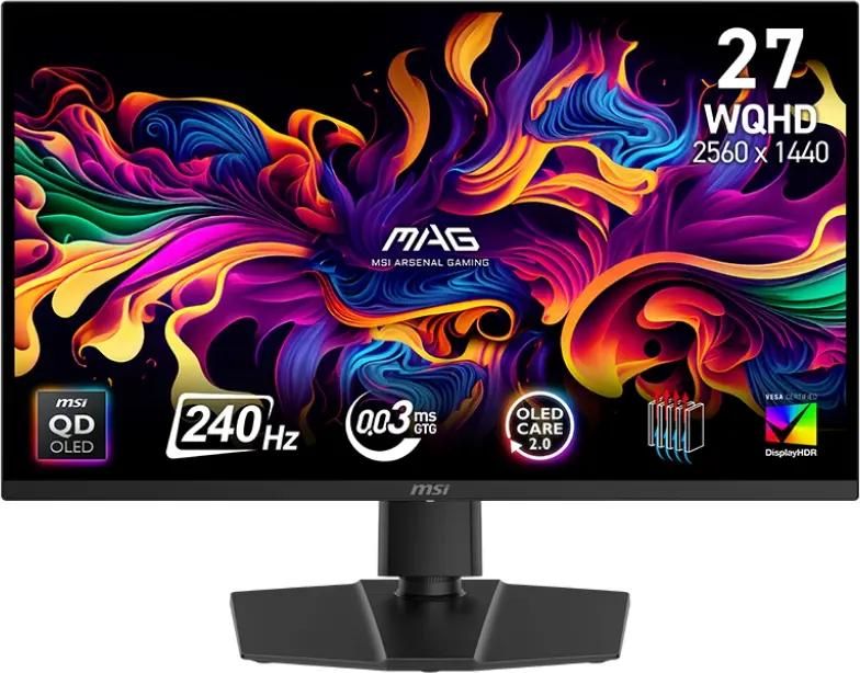 Монитор 26.5" MSI MAG 271QP QD-OLED X24 черный