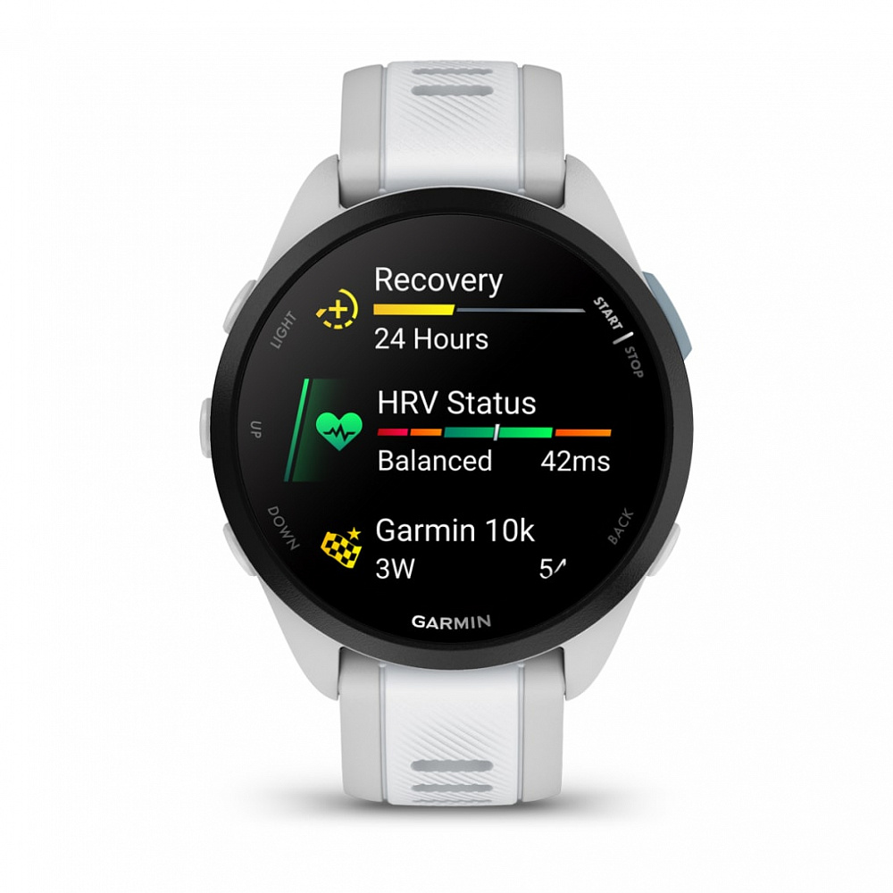 Смарт-часы Garmin Forerunner 165, черный/белый