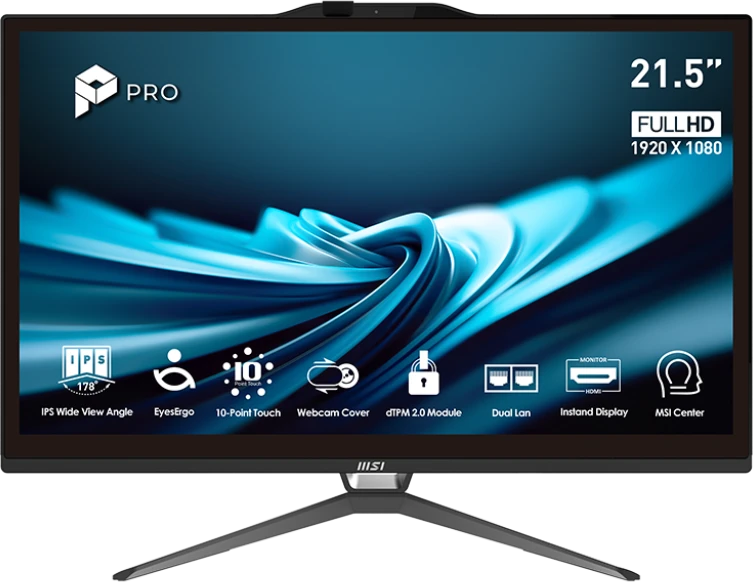 Моноблок MSI Pro AP222T 14M-457XRU 21.5", Intel Core i5-14400, 16Gb, 512Gb, без ОС