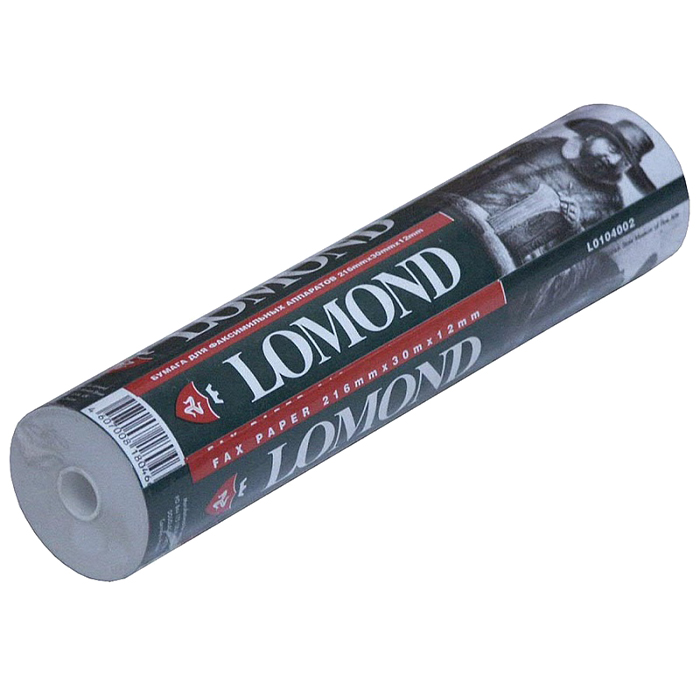 

Термобумага Lomond для факса, 216мм, 48г/м², 30м (0104041/0104002)