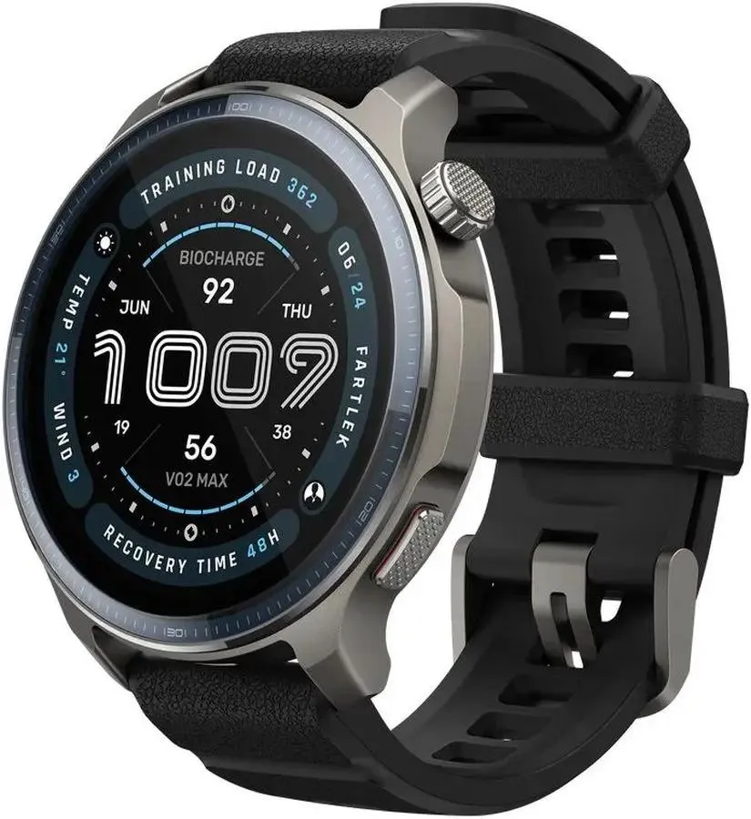 Смарт-часы Amazfit Balance 2 A2430, черный/серебристый/оранжевый