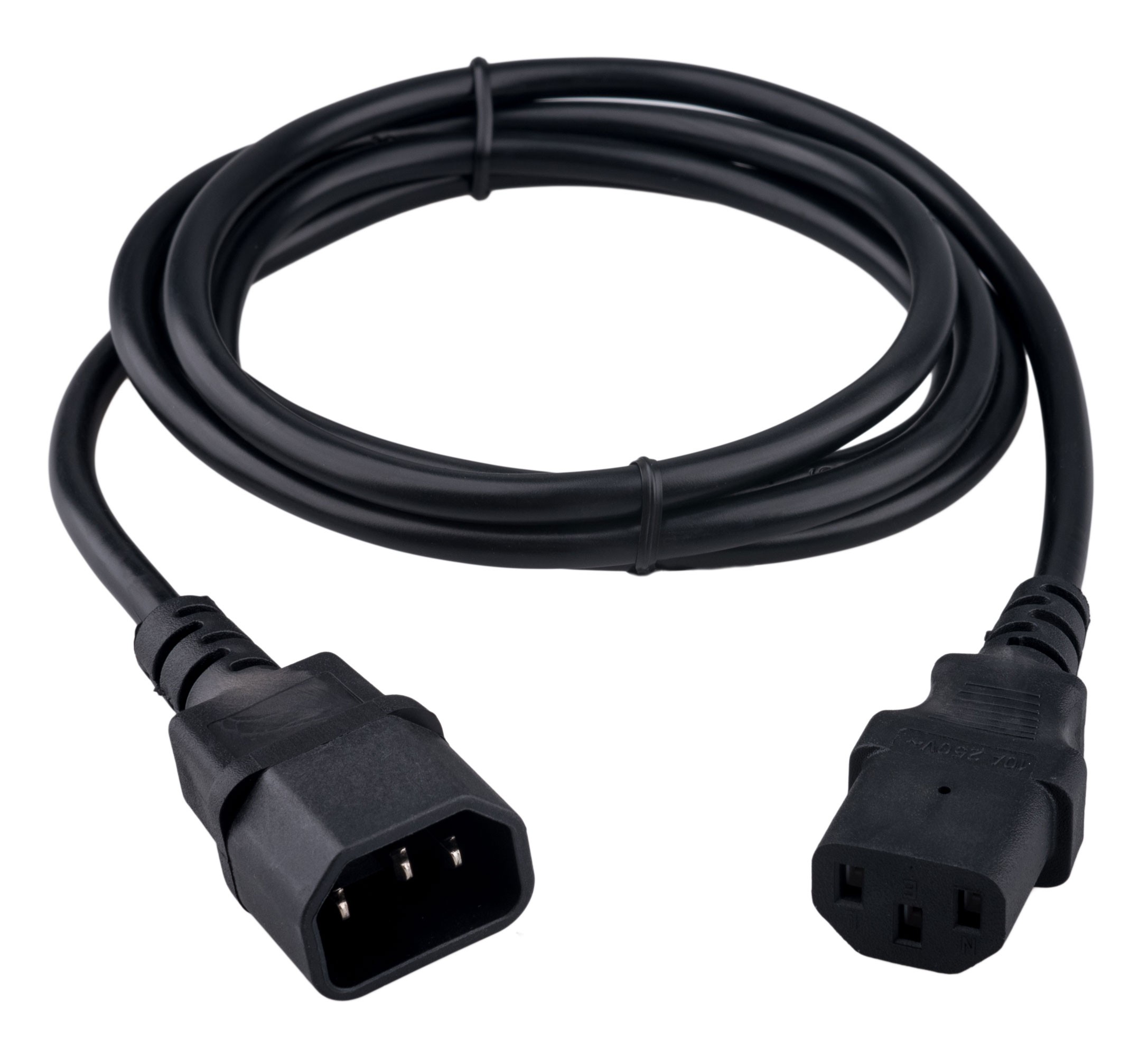 Кабель-удлинитель питания Гарнизон IEC-320-C13-IEC-320-C14, 1.8 м GPC-189-0.75-1.8M