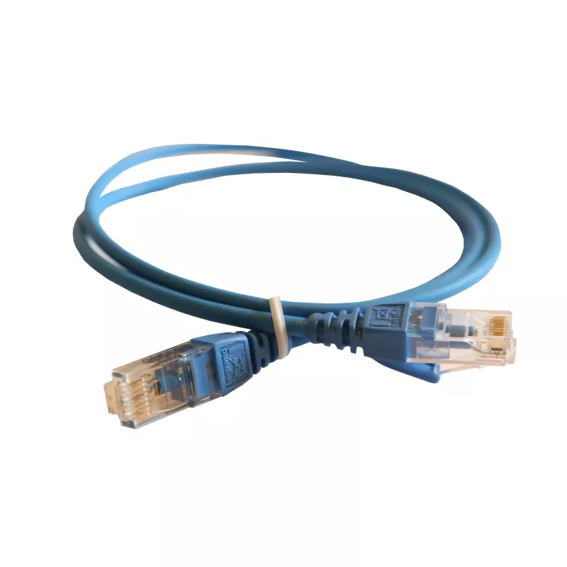 Патч-корд Legrand UTP, кат.6, 2 м, RJ45-RJ45, голубой (051547)