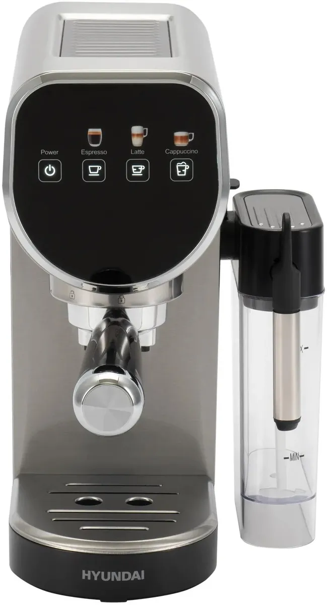 Кофеварка рожковая Hyundai HEM-4307, 1.35 кВт, 1.2 л/900 мл