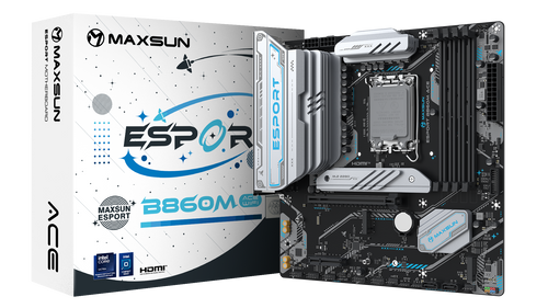 Материнская плата MaxSun eSport B860M WIFI ACE, LGA1851, Intel B860, mATX