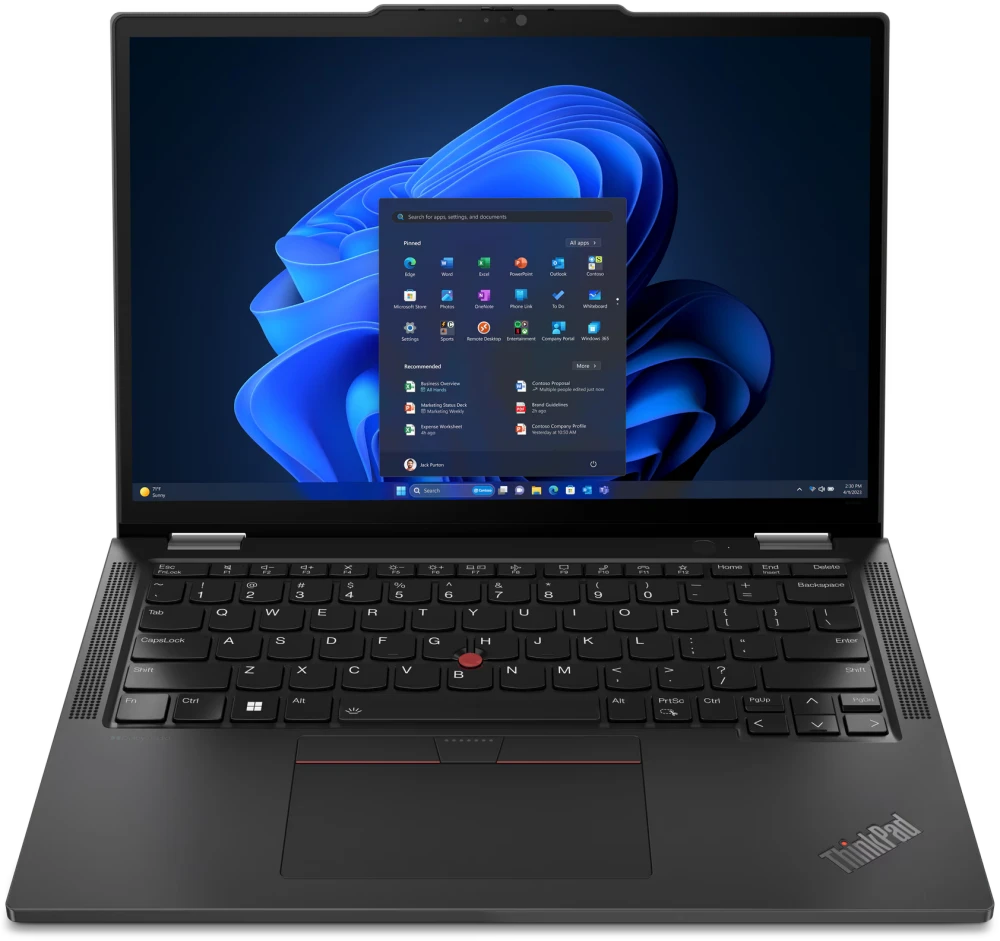 Ноутбук 13.3" Lenovo ThinkPad X13 2-in-1 G5, черный (21LW001XUS)