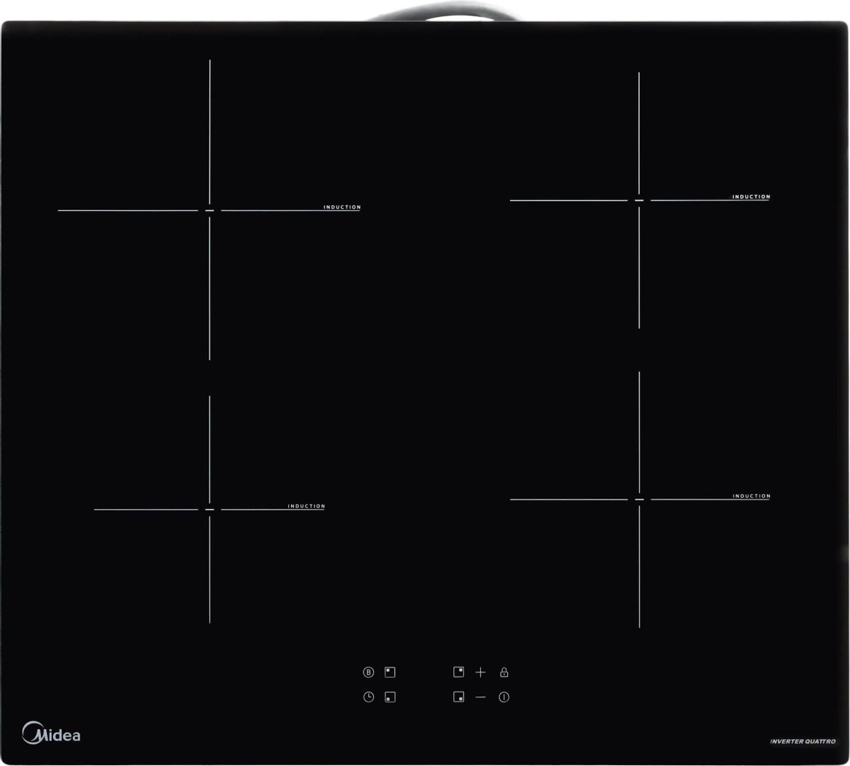 Индукционная варочная панель Midea MIH64103, 4 конфорки, черный (MIH64103)