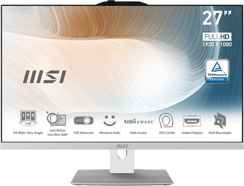 Моноблок MSI Modern AM272P 12M-1011XRU 27", Intel Core i3-1215U, 16Gb, 512Gb, без ОС
